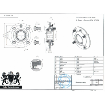 Zespół łozyskowy AA30941.LV BBC-R